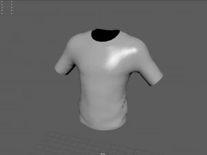 Maglietta basic mimetica 1 Modello 3D