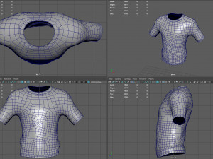Basic T-Shirt Camo 1 Modelo 3D