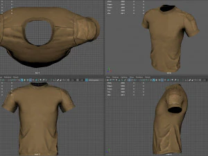 Tactical T-Shirt 3D Model