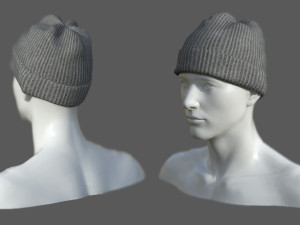 Winter hat 5 Modelo 3D