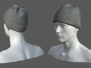 Czapka zimowa 5 Model 3D