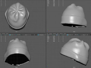 Winter hat 5 3D Model