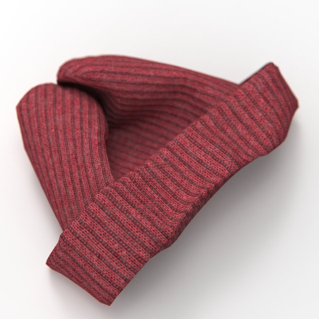 Folded winter 3D Model .c4d .max .obj .3ds .fbx .stl .blend 