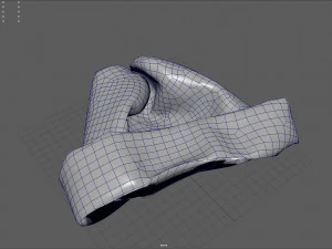 Folded winter 3D Model