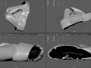 Folded winter 3D Model