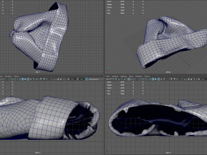 Folded winter 3D Model