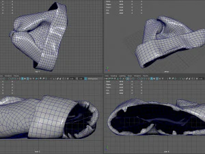 Folded winter 3D Model