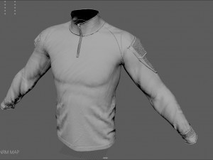 Tactical Military Assault Combat Shirt Modèle 3D