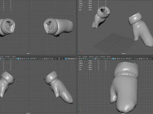 Rękawice Model 3D