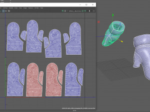 Mittens 3D Модель