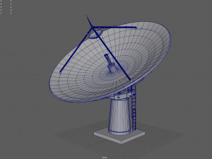 Large Satellite Antenna 3D-Modell