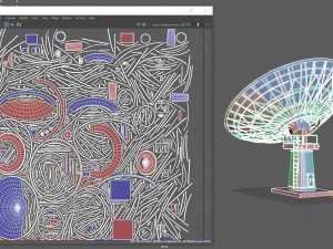 Large Satellite Antenna 3D-Modell