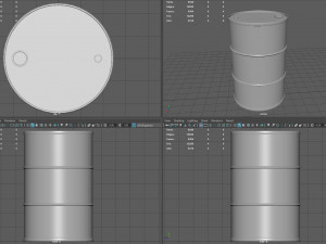 Radioactive waste barrel 3Dモデル