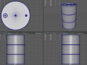 Radioactive waste barrel 3Dモデル