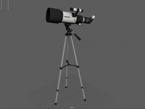 Modern Telescope Modelo 3D