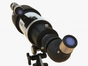 Modern Telescope Modelo 3D