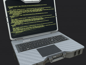 Tactical Laptop Modelo 3D