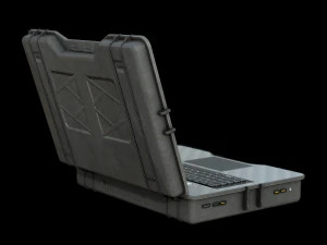 Laptop Taktis Model 3D