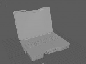 Tactical Laptop Modelo 3D