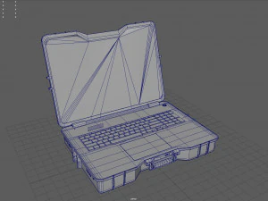 Laptop Taktis Model 3D