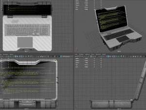 Tactical Laptop Modelo 3D
