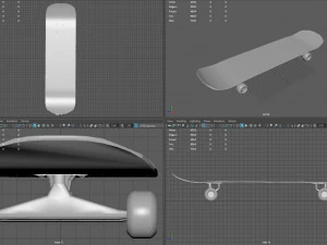 Tavolo da skate Modello 3D