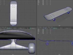 Skate table Modello 3D
