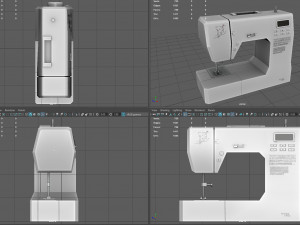 Sewing Machine 3D Model