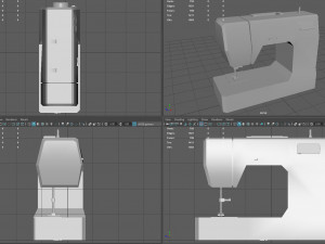 Sewing Machine 3D Model