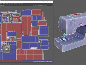 Sewing Machine 3D Model