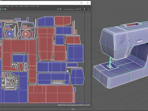 Sewing Machine 3D Model