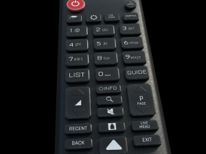 Remote Control for TV 3D Model