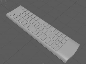 Remote Control for TV 3D Model