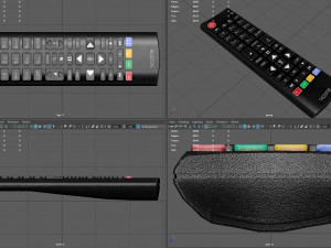 Remote Control for TV 3D Model