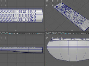 Remote Control for TV 3D Model