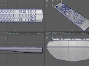 Remote Control for TV 3D Model