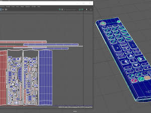 Remote Control for TV 3D Model