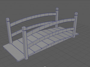 Garden Bridge 3Dモデル