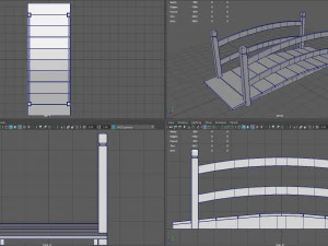 Most ogrodowy Model 3D