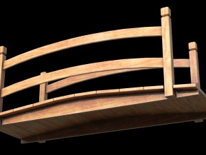 Garden Bridge 3Dモデル