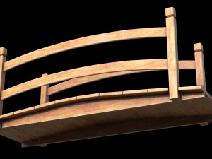 Most ogrodowy Model 3D