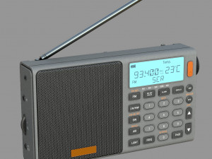 Portable Radio 3D Model