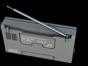 Portable Radio Modelo 3D