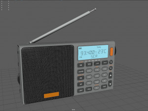 Portable Radio Modelo 3D