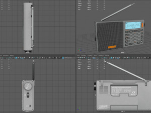 Portable Radio Modelo 3D