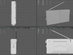 Portable Radio Modelo 3D