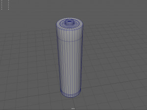AA alkaline batteries Model 3D