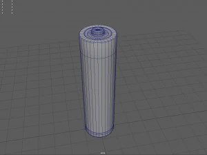 AA alkaline batteries 3D Model