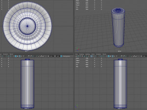 AA alkaline batteries Model 3D