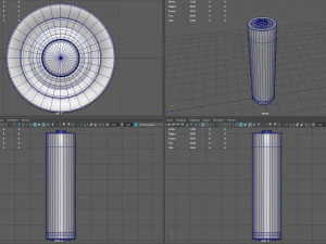 AA alkaline batteries 3D Model